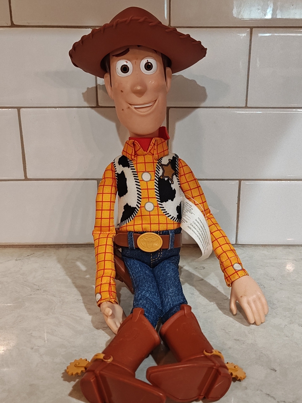Toy Story Collection Woody Doll Cloud Pattern With Hat (Real Denim Jeans)